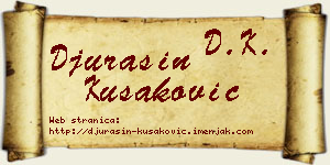 Đurašin Kušaković vizit kartica